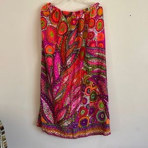 Funky hippie maxi skirt